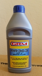 GRM RR363 Heavy Duty Brake Fluid - 1 Liter Bottle Castrol RR363, RR363, RR363 brake fluid, RR363 Wholesale, Rolls Royce, Rolls-Royce, Bentley, RROC, Citron, 